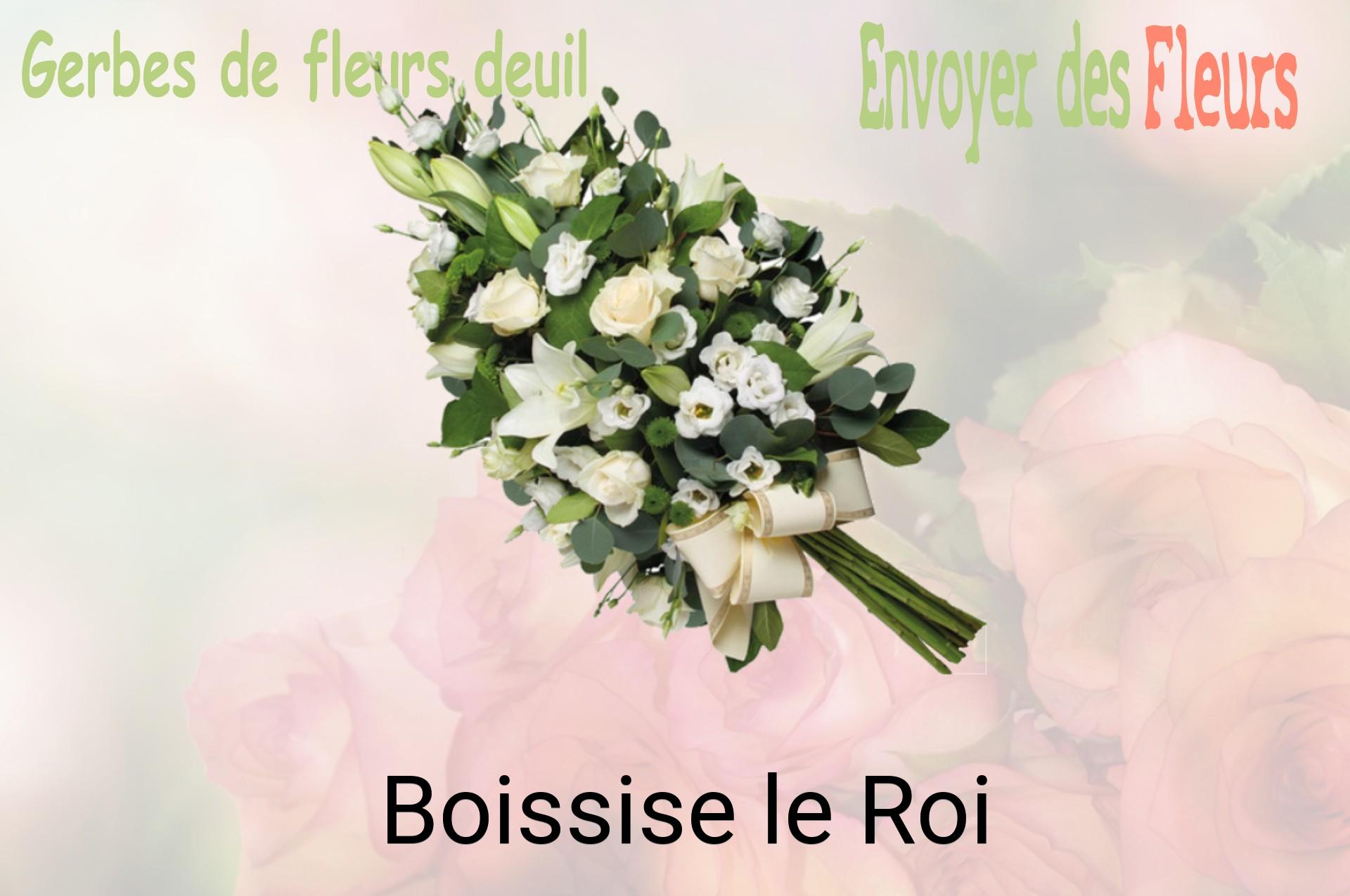 Gerbe de fleurs de deuil livrée à Boissise-le-Roi